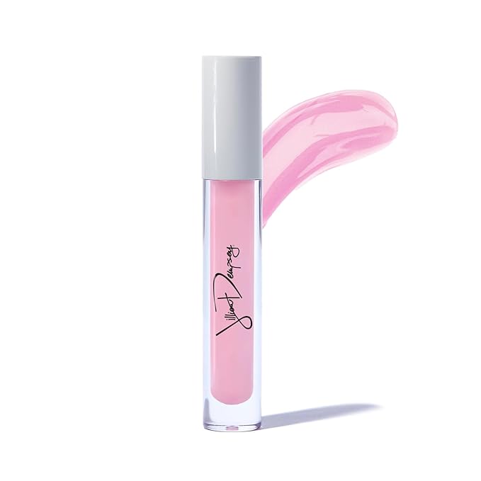 Jillian Dempsey Lip Gloss, Hydrating Plumping High-Shine, Bubble Pink