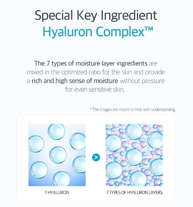 LIZK Hydra Intense Haluron 7 Ampoule Essence 100 50ml/1.16fl.oz, Moistuirzing, Glowy skin, for dry skin type hydrating