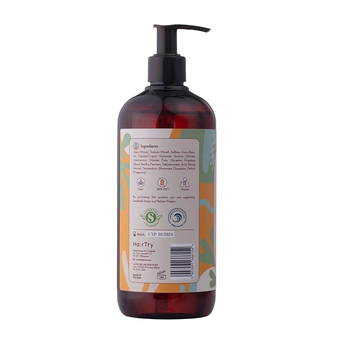 Hair Try Date With Exfoliate – Multi-Function Enzymatic Exfoliating Shampoo with Ficin – For Deep Cleansing & Refreshing of the Scalp – Net 16.90 Fl. Oz/ 500 ml