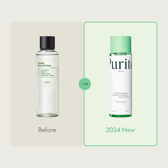 PURITO Wonder Releaf Toner Unscented | Soothing Toner For Sensitive Skin