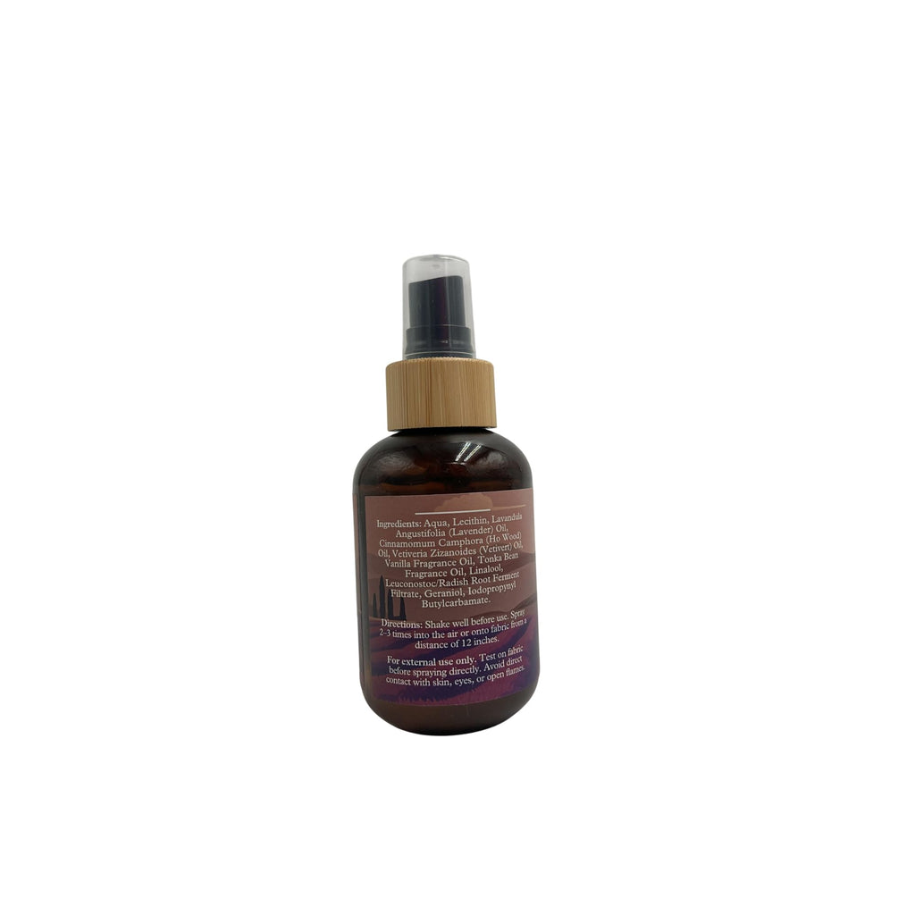 Purple Canyon Vanilla & Lavender with Tonka Room Spray — 4 oz Natural Linen & Room Freshener — Soothing Floral & Sweet Aroma — Spa-Like Relaxation — Premium Natural Fragrance Oils