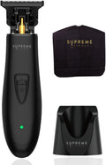Supreme Trimmer Professional T Shaper | Cordless Hair & Beard Liner for Men | Low Noise, Precision Edger Clippers | Ideal for Sensitive Skin, Kids & Elderly | Barber & Home Use