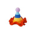 Crochet Knitting Hair Clip for Girls/Daughter/Pet, Gift for Her Birthday, Finished Handmade Wool Knitted Rainbow Hat