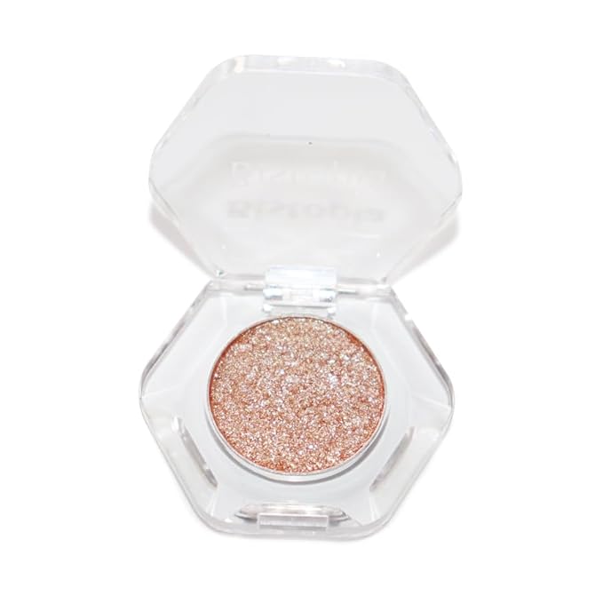 Bistopia Holographic Glitter Single Eyeshadow, Pearlescent Shimmer Metallic Cream Powder Eye Makeup, Blendable Long Lasting Waterproof, Multi-Use Face Highlighter, 2g(Stardust)