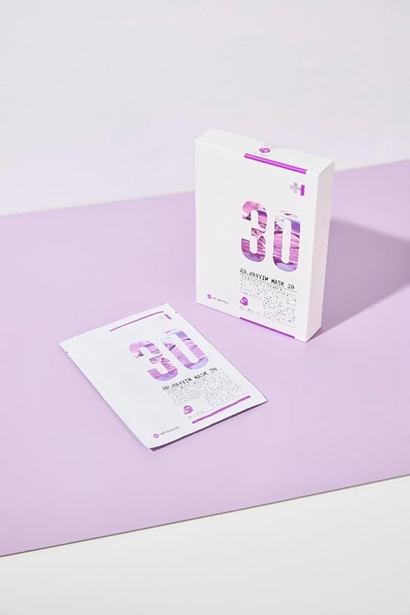 AD.HAYYIM Hydrating Korean Sheet Face Mask Pack – 30g High-Essence Facial Masks Skincare, Moisturizing & Brightening Spa Mask, Affordable Skin Care Sheet Masks for Women & Men, 10 Count