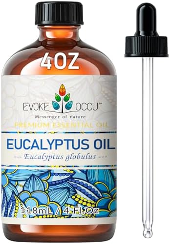 EVOKE OCCU Eucalyptus Essential Oil for Diffuser, Aromatherapy & Shower