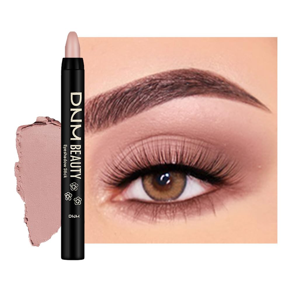 IATMOMOD Light Mauve Matte Cream Eye Shadow Stick Makeup for Women, Mauve Matte Eyeliner Pencil Eyeshadow Brightener Stick for Eyes, Waterproof Eyeshadow Applicator Blendable sombras para ojos 71#