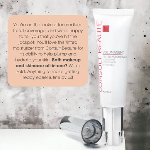 Consult Beaute Volumagen Tinted Facial Moisturizer, Cream Finish, Dark 1oz