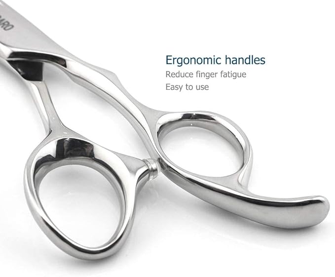 KINSARO Professional 6 Inch Hair Thinning Shears 440C Texturizing Shears
