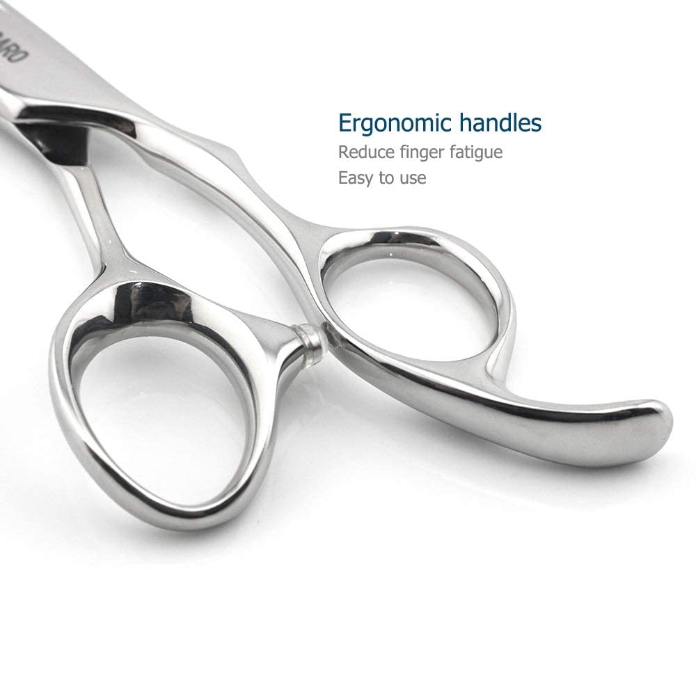 KINSARO Professional 6 Inch Hair Thinning Shears 440C Texturizing Shears