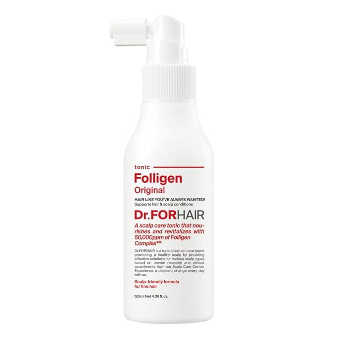 Dr.FORHAIR Folligen Tonic 4.06 fl oz | Scalp Serum for Hair Care | Scalp Care and Nourishment | Revitalizing Tonic for Healthy Scalp & Hair Thickening