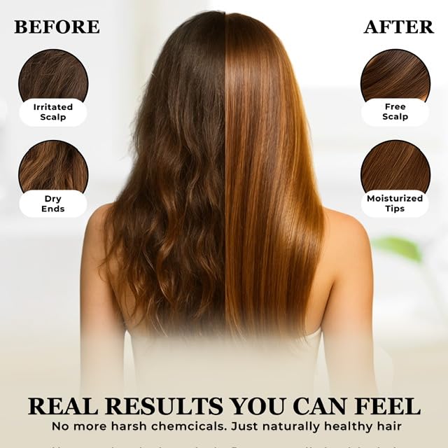 The Goodbye Company Castor Oil Shampoo Conditioner Duo, Gentle Cleansing and Lightweight Hydration, Aloe Vera Shea Botanicals, Sulfate Free Paraben Free Protein Free, 10 oz Each, Made in USA