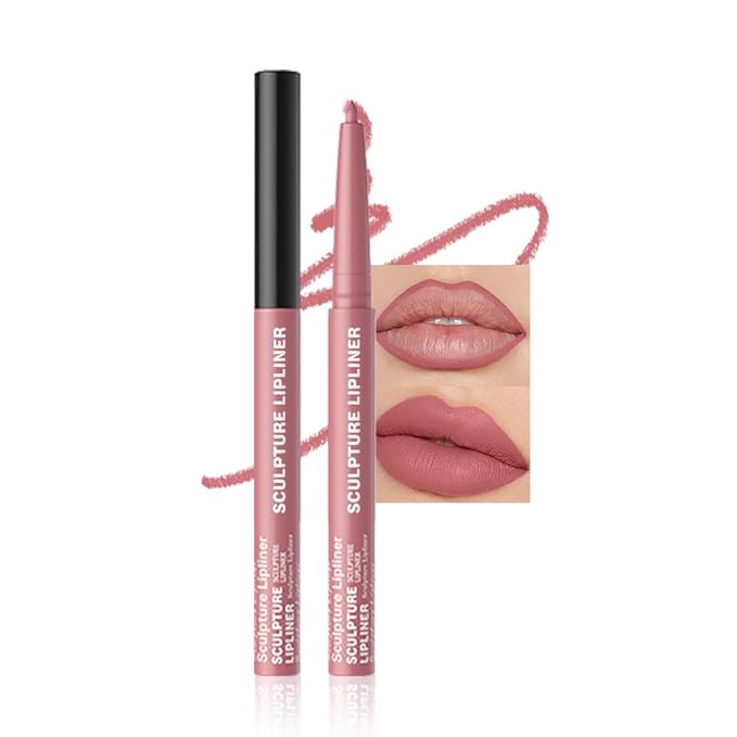 Hxssll 12 Colors Matte Lip Liner Pencil – Long Lasting Waterproof Lip Liner, Smudge Proof Transfer Proof Lip Pencil, High Pigment Lip Makeup for Defining & Filling Lips (11#, 1PCS)