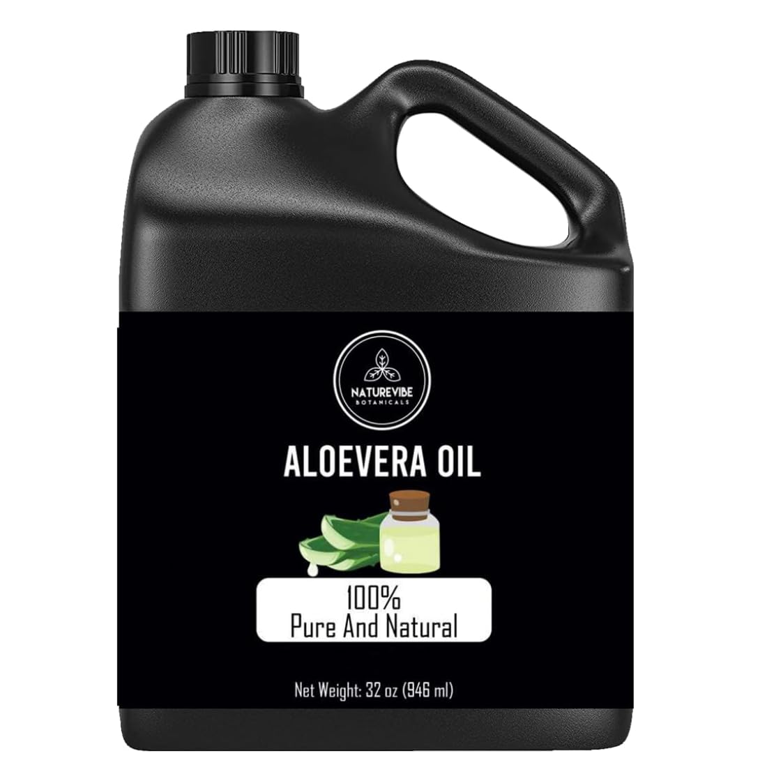 Naturevibe Botanicals Glycerine Liquid Oil 32 Ounces | 100% Pure and Natural | Great for Skin Care and Hair Care