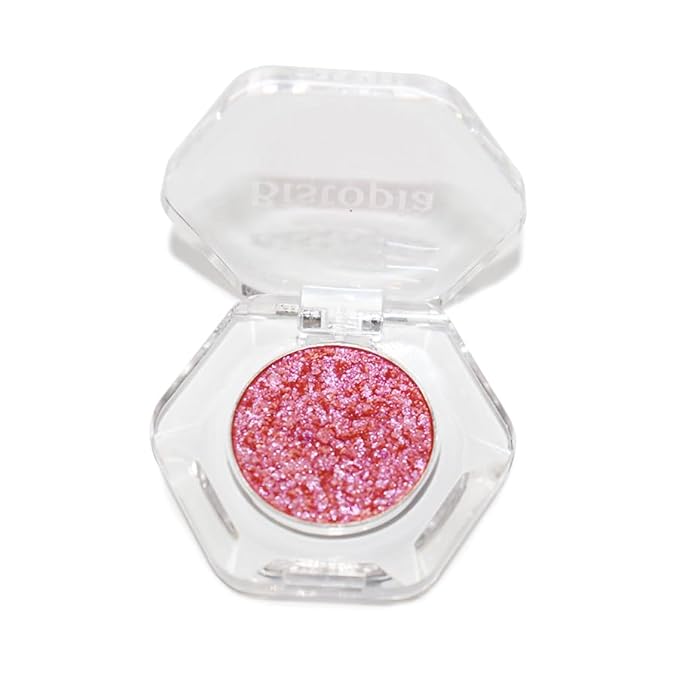 Bistopia Holographic Glitter Single Eyeshadow, Pearlescent Shimmer Metallic Cream Powder Eye Makeup, Blendable Long Lasting Waterproof, Multi-Use Face Highlighter, 2g (Oriel)