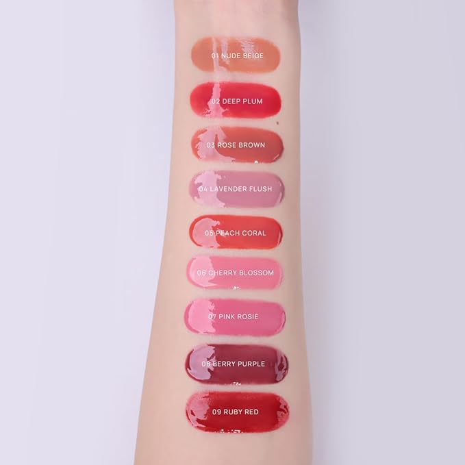House of Hur Moist Ampoule Blusher with 50% Moisture Essence | Hydrating & Long-Lasting Blush | 0.68fl.oz (9 Shades) (Rose Brown)