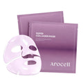 AROCELL Super Collagen Overnight Hydrogel Mask with Retinol, Stem Cell & Pure Atelo Collagen | Firming, Lifting, Plumping, Long-Lasting Glow | Korean Glass Skin Care | 43g x 4