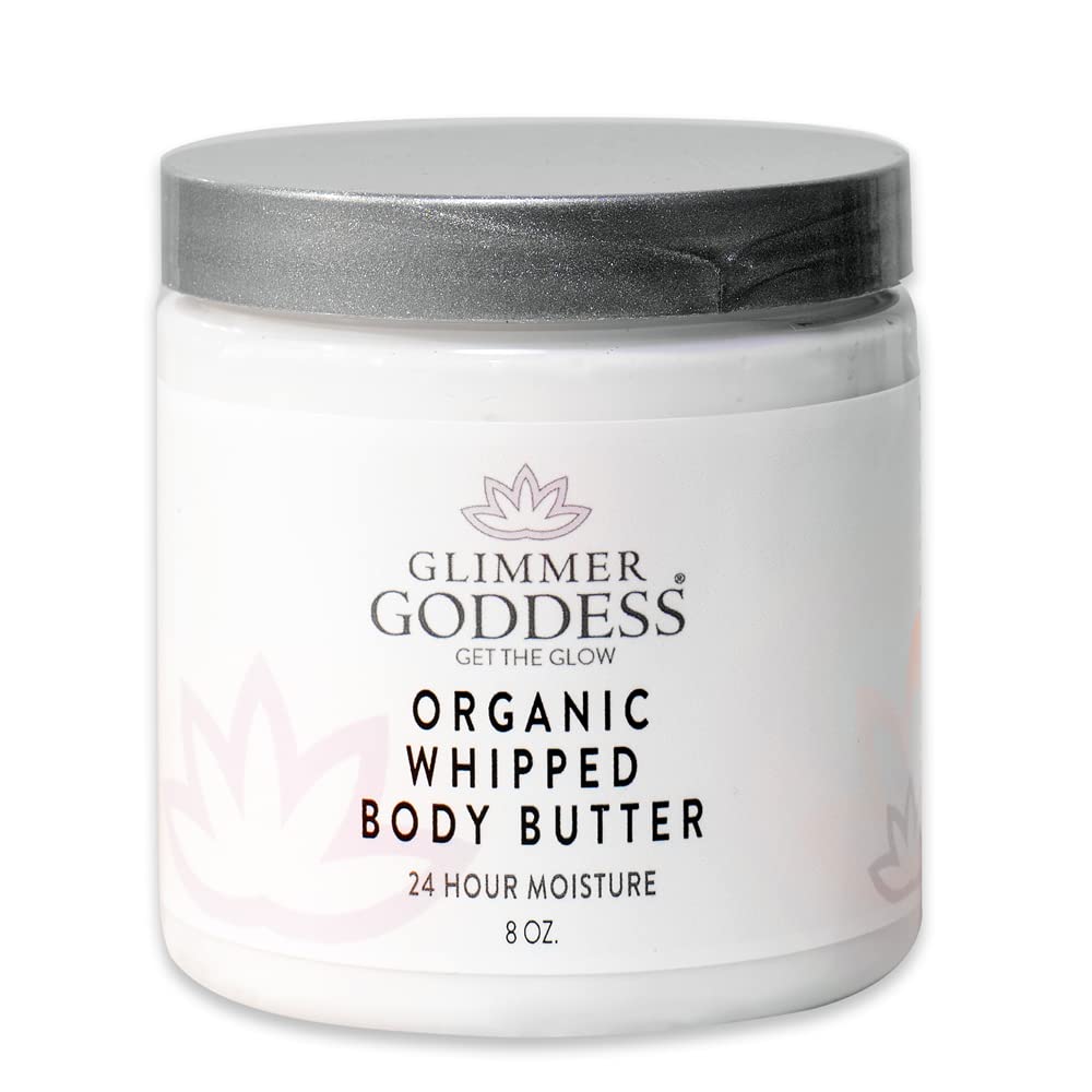 GLIMMER GODDESS Whipped Body Butter For Women, Spiced Pumpkin Pie, 8oz