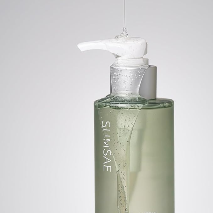 SUMSAE Pore Control Gel-to-Foam Cleanser, Korean Face Wash with Green Tea, Chestnut Shell & Niacinamide, Non-Stripping Daily Cleanser for Excess Oil and the Look of Pores, 155 mL / 5.24 fl oz
