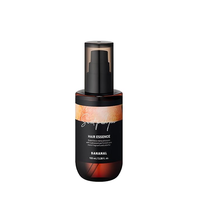 BANANAL 2-in-1 Hair Serum & Perfume Oil - Korean Hair Care, Moroccan Argan Oil & 12 Amino Acids for Dry Damaged Hair, Anti-Frizz Glass Hair Shine, Paraben-Free, Sweet Fresh Pear, 3.38 fl oz
