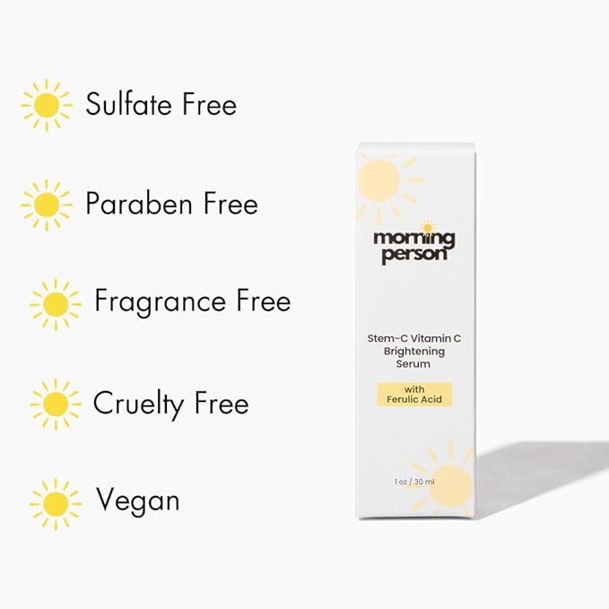 Vitamin C Brightening Serum with Citrustem & Ferulic Acid | Morning Person