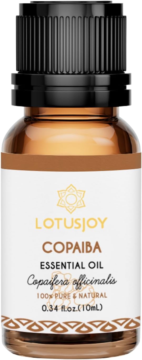 LOTUSJOY Copaiba Essential Oil, for Skin, Diffuser, Massage, 0.34 Oz