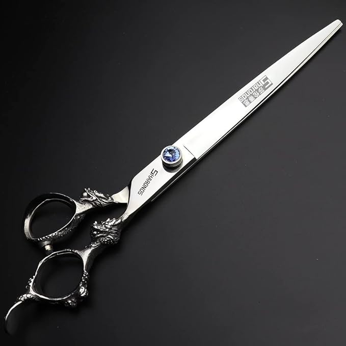5.5/6 /7 Inch Purple scissors Knight Professional Japanese Hair Scissors Barber Scissors Set (9 inch Cutting)