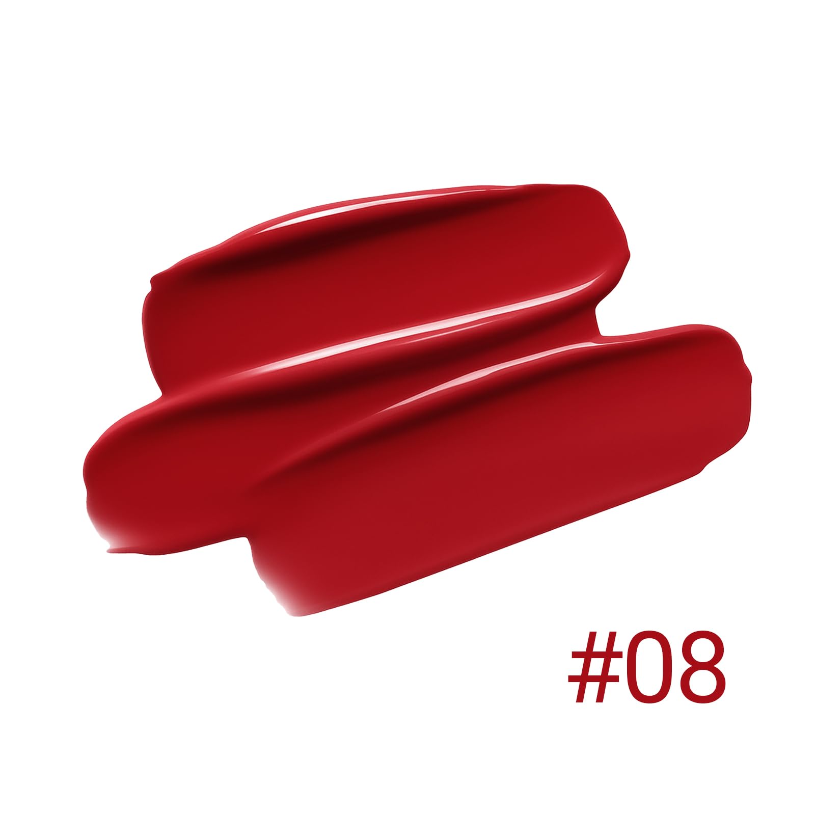 Erinde Lips Staining Lip Oil, Glossy Lip Stain, Long-Lasting Lightweight Lip Staining Oil, Moisturizing Plumping Hydrating Glossy Lip Tint, Vegan & Cruelty-Free, 08
