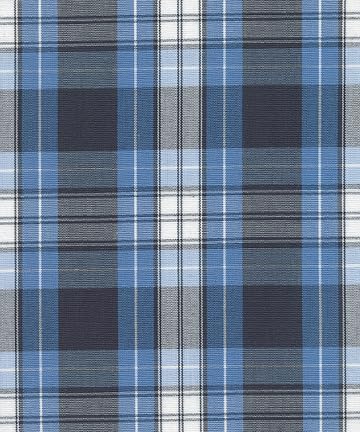 ClassExceed School Uniform Plaid, Plaid Scrunchie, Back to school, handmade school uniform hair accessories (Lt blue white Navy Plaid76)