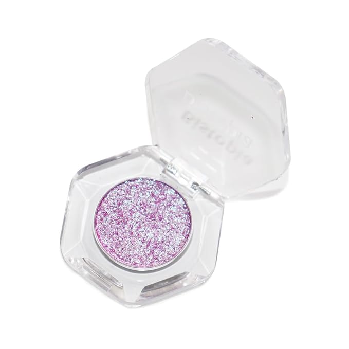 Bistopia Holographic Glitter Single Eyeshadow, Pearlescent Shimmer Metallic Cream Powder Eye Makeup, Blendable Long Lasting Waterproof, Multi-Use Face Highlighter, 2g. (Solar Delirium)