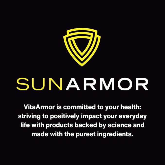 VitaArmor Polypodium Leucotomos 240mg, Skin Care Supplement, Fights the Signs of Photoaging, Dermatologist Developed, 60 Capsules, SunArmor