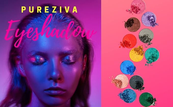Pure Ziva Indigo Denim Navy Blue Purple Violet Opaque Pressed Powder Single Vegan Eyeshadow; Talc, Paraben & Cruelty Free