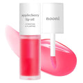 NOONI Korean Lip Oil - Applecherry - Plumping & Hydrating Tinted Lip Gloss
