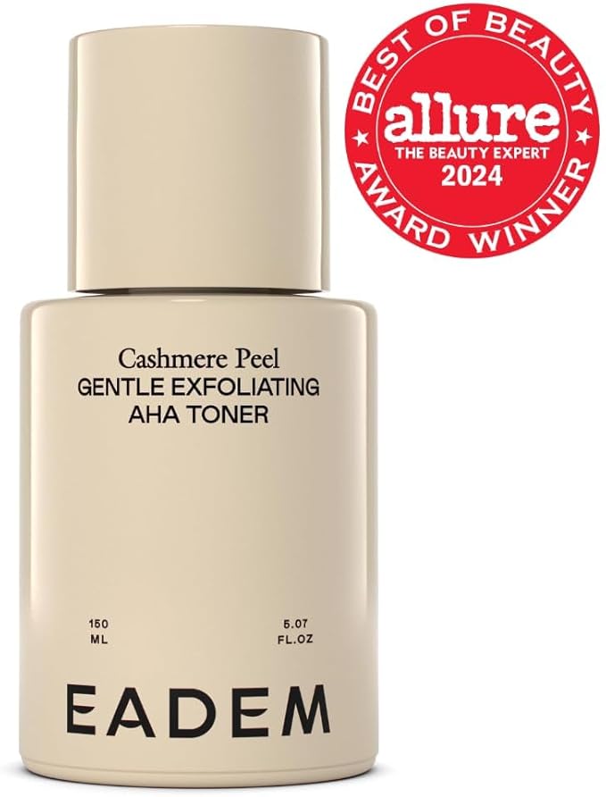 EADEM Milky Rice Exfoliating Toner, AHA & PHA Face Exfoliant Pore Minimizer