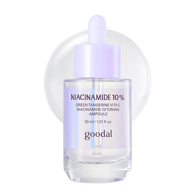 GOODAL Green Tangerine Vita C 15 Ampoule, Korean Skin Care, Vitamin C Serum, Hydrating Daily Facial Care for Fine Lines, Dull Skin, K Beauty