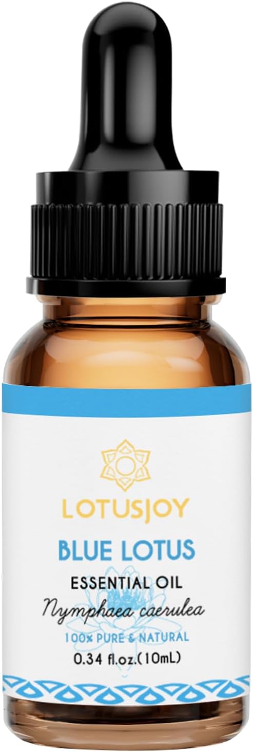 LOTUSJOY Blue Lotus Essential Oil, 100% Pure, for Skin, Diffuser