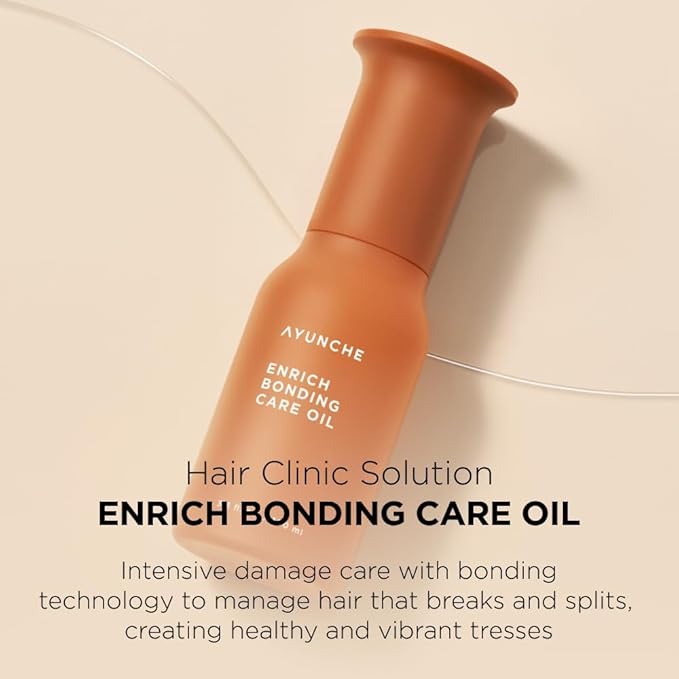 AYUNCHE Enrich Bonding Hair Oil for Frizz & Heat Protection 3.3 fl oz