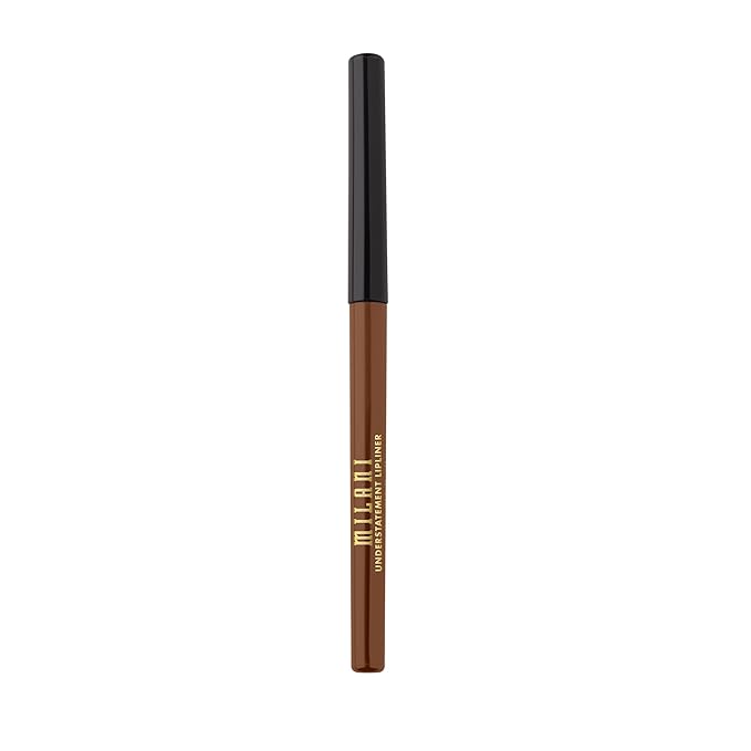 Milani Understatement Lipliner Pencil - Highly Pigmented Retractable Soft Lip Liner Pencil, Easy to Use Lip Makeup - Saucy Toffee