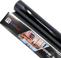 RockRose 1% Premium Carbon Car Window Tint Film 36 in x 5FT 2PLY Charcoal Privacy Film UV, Heat Blocking Tint for Car or Home Adhesive Film Easy Shrink, Plotter Friendly Pro Grade