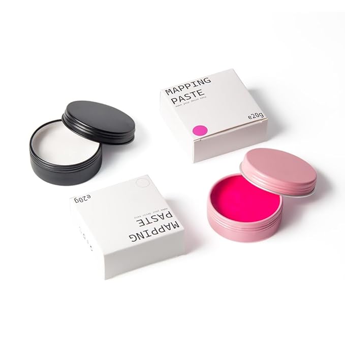 XSHM 20g White Mapping Paste for Brow Mapping - Professional Microblading Supplies for Eyebrow Design, Permanent Makeup, Tattooing & Henna - Smooth Contour Paste for Sharp Lines & Symmetrical Brows