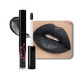 CAKAILA Gray Black Metallic Lipstick for Women,Glitter Sparkling Liquid Lipstick,Long Lasting Waterproof Lightweight Comfortable Non-Drying Bold Dark Lip Gloss for Gothic Stage Makeup,Vegan
