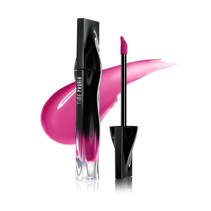 TIMEPHORIA Stellar Dust Lip Stain 13 Berrion, Transfer-Proof & Smudge-Proof Lip Gloss, Vibrant Berry Pink Tinted Glossy Finish, High-Pigment Vibrant, Hydrating Lightweight Long-Lasting Lip Makeup