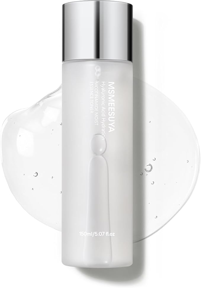 MSMEESUYA Niacinamide Moist Essence Toner, with Niacinamide, A Fresh and Delicate Feel, Moisturizing, Alcohol-Free, Suitable for All Skin Types, 150ml/5.07 fl oz