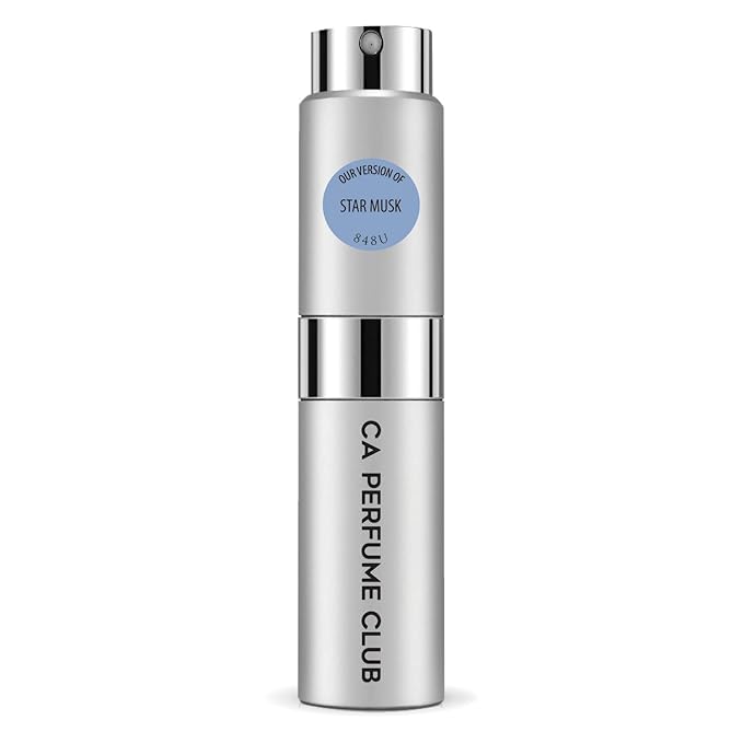 CA Perfume Impression of Star Musk for Women and Men Floral Woody Musk Scent Long Lasting Unisex Fragrance Eau De Parfum Travel Size Refillable Atomizer Spray 0.27 Fl Oz 8ml