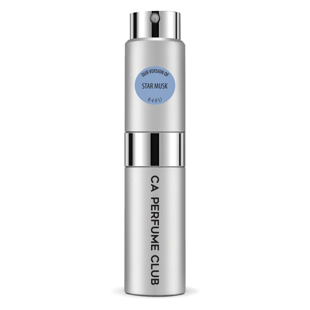 CA Perfume Impression of Star Musk for Women and Men Floral Woody Musk Scent Long Lasting Unisex Fragrance Eau De Parfum Travel Size Refillable Atomizer Spray 0.27 Fl Oz 8ml