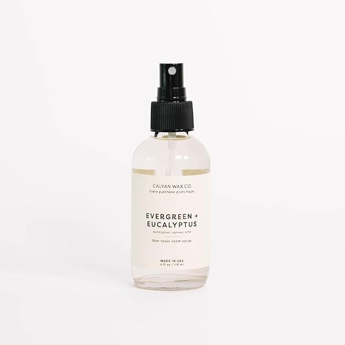 Calyan Wax Co. Evergreen & Eucalyptus Room Spray - Natural Room Deodorizer