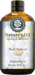 Butt Naked Fragrance Oil for Perfume, Cologne, Diffusers, Soap Making, Candle Making, Lotion, Home Scents, Linen Spray, Bath Bombs, Slime (2 Fl Oz)