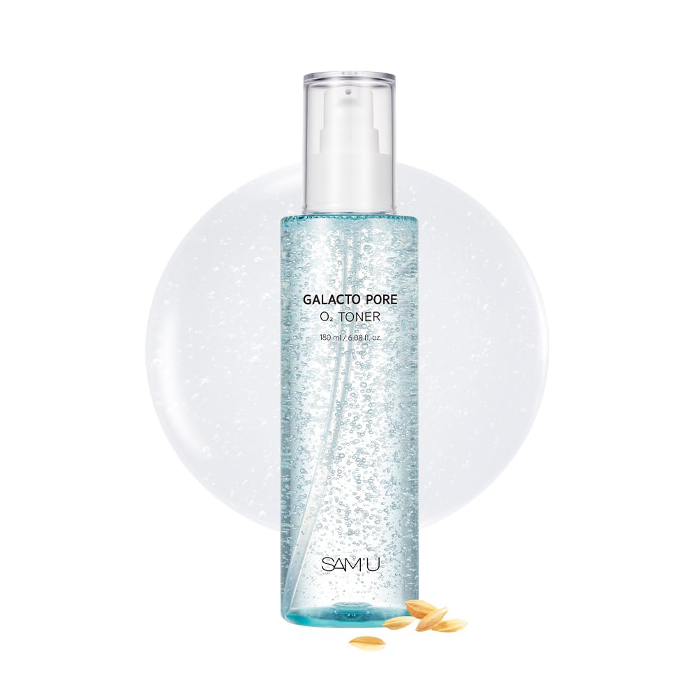 SAM'U Galacto Pore O2 Toner, Pore Refining Hydrating Toner, 6.08 fl oz