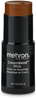 Mehron CreamBlend Stick Makeup, Stick.75 oz (21 g), Dark 3