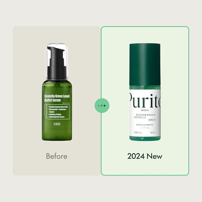 PURITO Centella Serum | Ampoule Serum For Sensitive Barrier Repair, 2 fl oz